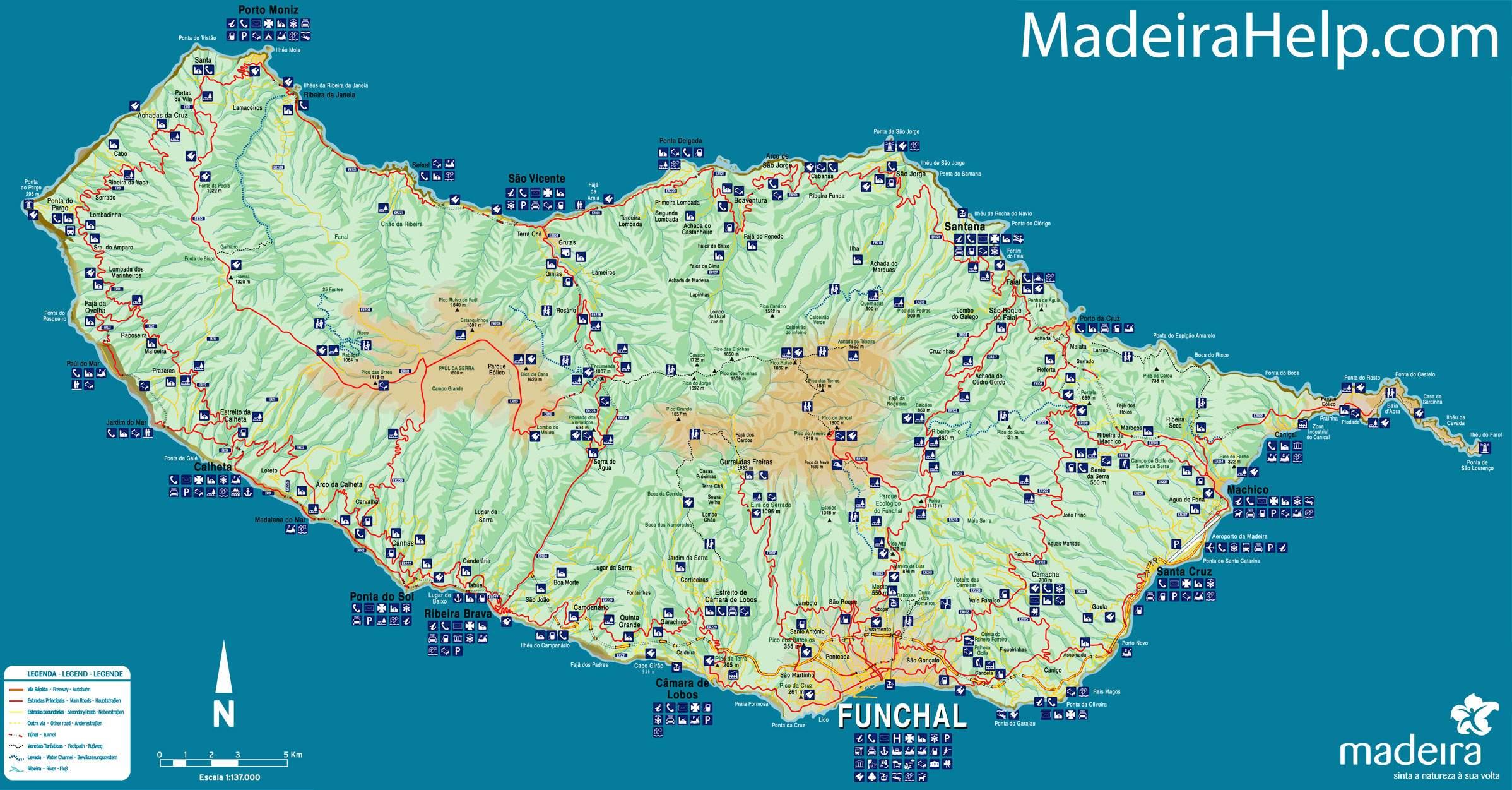 madeira térkép Madeira Portugália térkép   Térkép Portugália Madeira (Dél  madeira térkép